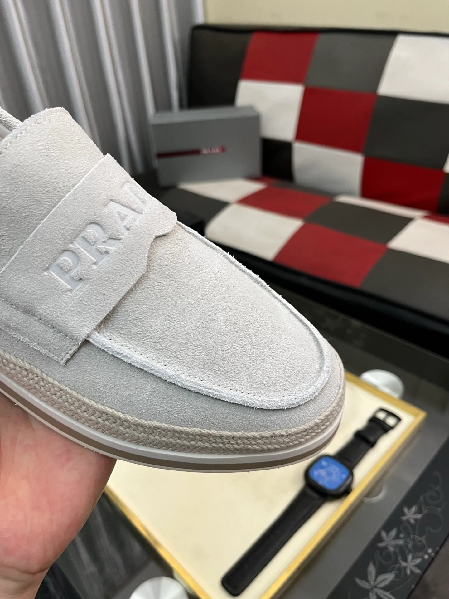Men's men's shoes 💰458⌚️⌚️prada: new spring and summer casual shoes, sports sneakers, fabric: imported cowhide, lining: original lining, sole: original sole, size: 38-445️⃣color optional